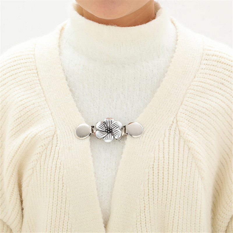 New Love Clip pentru pulover Fashion Pearl Pandantiv Cardigan Clip Guler Nunta Banchet Îmbrăcăminte Broșă Cataramă Fusta Doamnelor Clip Fix