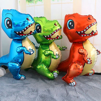 1 τμχ 3D Large Assembled Dinosaur Rainbow Horse Foil Animal Balloon Παιδιά Αγόρι Δώρο γενεθλίων Forest Dinosaur Party Baby Shower