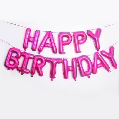 13 buc. Baloane din folie multi-tematice La mulți ani Baloane cu scrisori Banner pentru ziua de naștere pentru copii Decorații pentru prima zi de naștere pentru Baby Shower