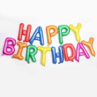 13 buc. Baloane din folie multi-tematice La mulți ani Baloane cu scrisori Banner pentru ziua de naștere pentru copii Decorații pentru prima zi de naștere pentru Baby Shower