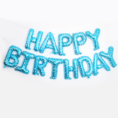 13 buc. Baloane din folie multi-tematice La mulți ani Baloane cu scrisori Banner pentru ziua de naștere pentru copii Decorații pentru prima zi de naștere pentru Baby Shower