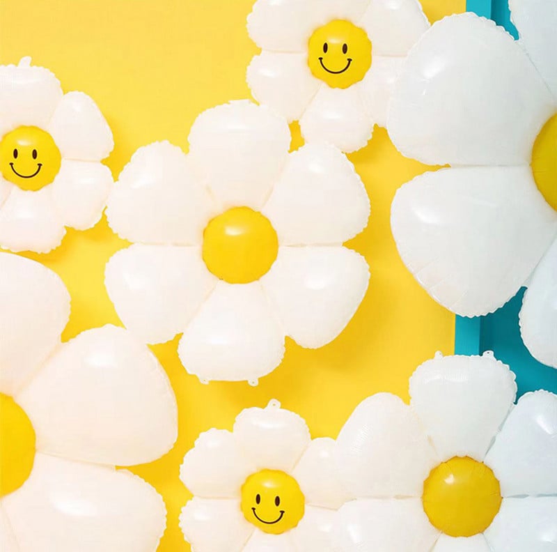 32 colių baltas skaitmeninis aliuminio folijos balionas didelis mažas margutis balionas vaikų gimtadienio vakarėlio dekoravimas kūdikių dušo helio balionai