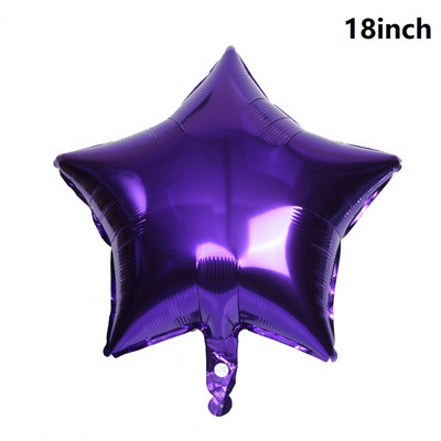 22 collu mēness zvaigzne zelta un sudraba pulveris daudz laimes dzimšanas dienā alumīnija folijas balons kāzu dzimšanas dienas svinību dekorēšana hēlija baloni