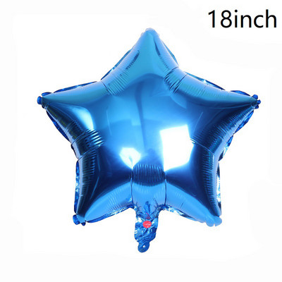 22 collu mēness zvaigzne zelta un sudraba pulveris daudz laimes dzimšanas dienā alumīnija folijas balons kāzu dzimšanas dienas svinību dekorēšana hēlija baloni