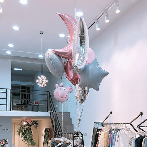 22 collu mēness zvaigzne zelta un sudraba pulveris daudz laimes dzimšanas dienā alumīnija folijas balons kāzu dzimšanas dienas svinību dekorēšana hēlija baloni