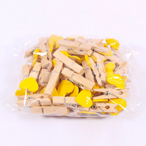 50 τμχ/παρτίδα Μικρό μέγεθος 3,5*0,7 εκ. Μίνι ανοιξιάτικη σημύδα πολύχρωμα Ξύλινα κλιπ για χειροτεχνία ρούχων Διακοσμητικό σνακ Κλιπ φωτογραφιών Κλιπ μανταλάκια