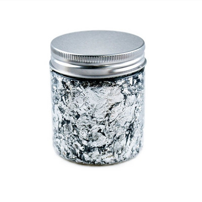 2g toidukvaliteediga läikiv kuldfoolium Schabini helbed 24K kullast hõbedast roosikullast lehed dekoratiivsed koogimagustoidu köögitarbed