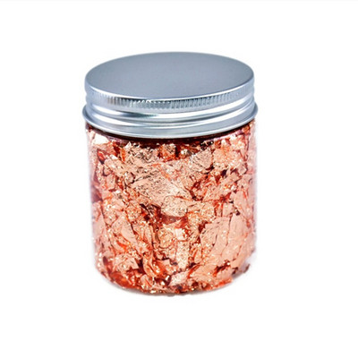 2g toidukvaliteediga läikiv kuldfoolium Schabini helbed 24K kullast hõbedast roosikullast lehed dekoratiivsed koogimagustoidu köögitarbed