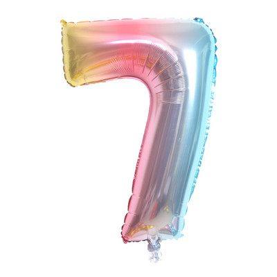 6 vnt./partija gradiento karvių balionas Naujųjų metų Kalėdų skaičius Gimtadienio vakarėlio dekoracijos Vaikų vienaragio vakarėlio vestuvių balionai