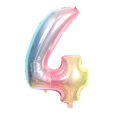 6 vnt./partija gradiento karvių balionas Naujųjų metų Kalėdų skaičius Gimtadienio vakarėlio dekoracijos Vaikų vienaragio vakarėlio vestuvių balionai