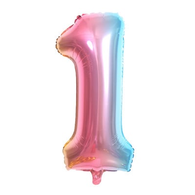 6 vnt./partija gradiento karvių balionas Naujųjų metų Kalėdų skaičius Gimtadienio vakarėlio dekoracijos Vaikų vienaragio vakarėlio vestuvių balionai