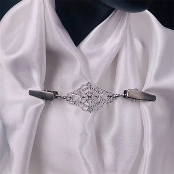 Ретро алуминиеви щипки за дрехи Модни скоби за жилетки Декоративни закопчалки Занаяти за дрехи Декорация на дамски рокли