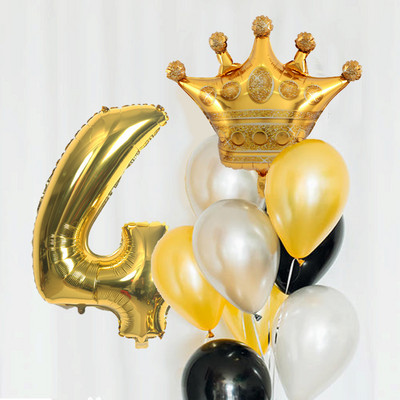 7 ks 32-palcové číslo koruny fóliové balóny chlapec dievča narodeninový darček párty svadobná párty dekorácie detská oslava detské hračky svadobný deň