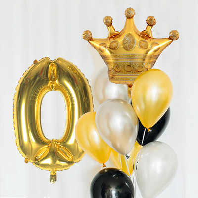 7 ks 32-palcové číslo koruny fóliové balóny chlapec dievča narodeninový darček párty svadobná párty dekorácie detská oslava detské hračky svadobný deň