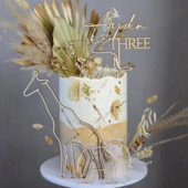 Uus teema Loomad Palju õnne sünnipäevaks koogitops Multifilm Kaelkirjak Luik Koerad Kassid Koogitops beebi sünnipäevapeoks koogikaunistusteks