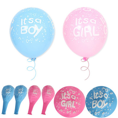 10 buc. 12 inch, băiat, albastru, fată, roz, balon din latex, balon de revelare a sexului pentru bebeluș, pentru prima zi de naștere, decorare pentru petrecerea cu heliu.