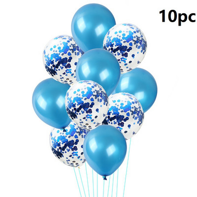 20 ks 10/12 palcových perleťových latexových balónov, zlatých a strieborných práškových, narodeninových, svadobných, dekoračných, héliových balónov na detskú oslavu