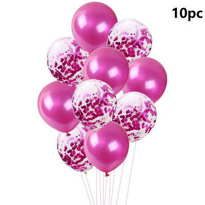 20 ks 10/12 palcových perleťových latexových balónov, zlatých a strieborných práškových, narodeninových, svadobných, dekoračných, héliových balónov na detskú oslavu