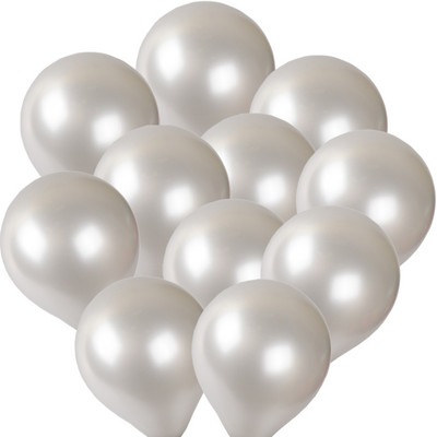20 ks 10/12 palcových perleťových latexových balónov, zlatých a strieborných práškových, narodeninových, svadobných, dekoračných, héliových balónov na detskú oslavu