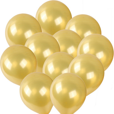 20 ks 10/12 palcových perleťových latexových balónov, zlatých a strieborných práškových, narodeninových, svadobných, dekoračných, héliových balónov na detskú oslavu
