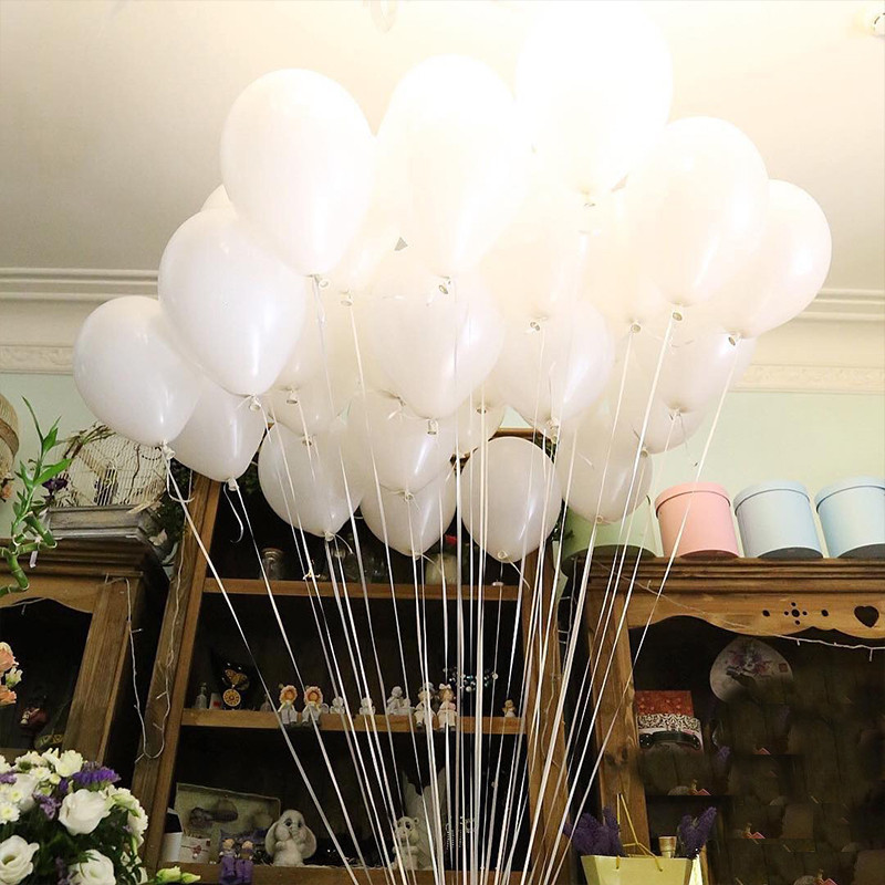 20 ks 10/12 palcových perleťových latexových balónov, zlatých a strieborných práškových, narodeninových, svadobných, dekoračných, héliových balónov na detskú oslavu