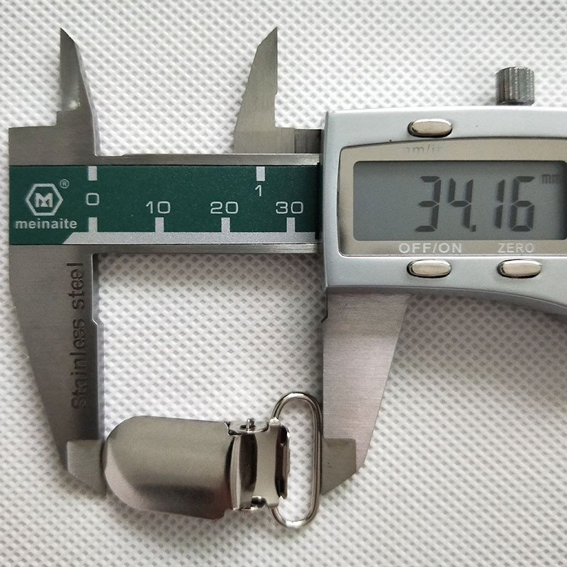 Cârlig metalic Agrafe pentru bretele pentru suzetă 20 mm pentru accesorii haine jachete 6buc/lot