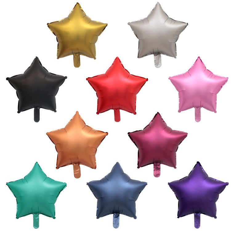 10 buc./lot 18 inch, auriu, aur trandafir, balon din folie de aluminiu în formă de stea, în formă de inimă, decorațiuni pentru petrecerea de naștere, jucării pentru copii pentru baie pentru copii