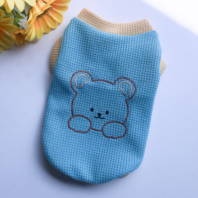 Drabužiai naminiams gyvūnėliams Vasaros vaflių šunų liemenė Little Bear Pig Printed Liemenė Plona Mažo Šuns Drabužiai Šuniukas Prancūzų Buldogas Čihuahua Drabužiai