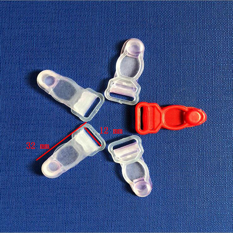 50 buc catarame șosete clemă sexy pentru lenjerie de corp pentru tunderea articolelor de îmbrăcăminte catarame din plastic clemă pentru bretele clemă pentru jartieră 12 mm interior
