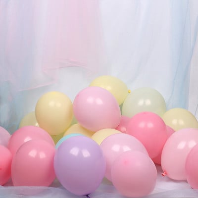 20 vnt / partija 12 colių perliniai saldainiai macaron latekso gimtadienio vakarėlio vestuvių dekoravimas romantiškas balionas kūdikio dušo žaislas