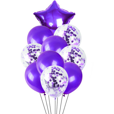 10 tk / partii 18-tolline pentagramm konfeti lateks õhupall pühade sünnipäeva pulmapeo stseen kaunistus heeliumi õhupall