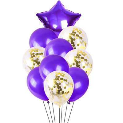 10 tk / partii 18-tolline pentagramm konfeti lateks õhupall pühade sünnipäeva pulmapeo stseen kaunistus heeliumi õhupall