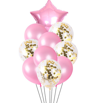 10 tk / partii 18-tolline pentagramm konfeti lateks õhupall pühade sünnipäeva pulmapeo stseen kaunistus heeliumi õhupall