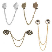 Vintage džemperis jaciņa Clip Elastīga fāzēm pērļu piespraude Piespraudes Šalle krekls Apkakles sprādzes apģērbu dekorēšanai Piespraudes saspraude