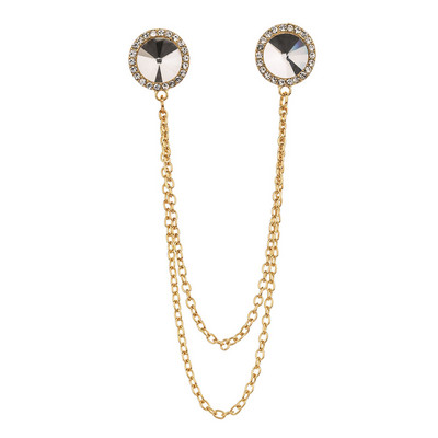 Vintage džemperis jaciņa Clip Elastīga fāzēm pērļu piespraude Piespraudes Šalle krekls Apkakles sprādzes apģērbu dekorēšanai Piespraudes saspraude