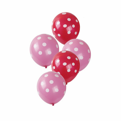 10/20 tk 12-tollised värvilised täpilised lateksõhupallid lainetäpilised heeliumõhupallid pulma-sünnipäevapeo kaunistused Beebi dušš lastele mänguasjapall