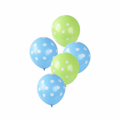 10/20 tk 12-tollised värvilised täpilised lateksõhupallid lainetäpilised heeliumõhupallid pulma-sünnipäevapeo kaunistused Beebi dušš lastele mänguasjapall