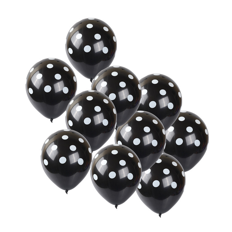 10/20 tk 12-tollised värvilised täpilised lateksõhupallid lainetäpilised heeliumõhupallid pulma-sünnipäevapeo kaunistused Beebi dušš lastele mänguasjapall
