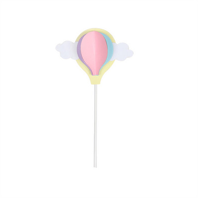 Decor pentru tort pentru fete cu unicorn, decorațiuni pentru prima zi de naștere pentru copii, pentru decorarea torturilor pentru botez, cu balon curcubeu, pentru cupcake