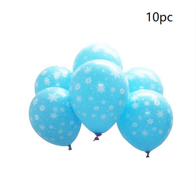 8db/készlet fagy hópehely latex hélium léggömb karácsonyi születésnapi parti díszek gyerek baba zuhany játék felfújható lufi