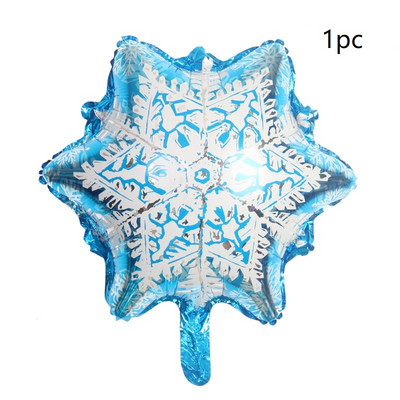 8db/készlet fagy hópehely latex hélium léggömb karácsonyi születésnapi parti díszek gyerek baba zuhany játék felfújható lufi