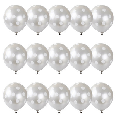 15db/tétel 2,8g pöttyös hullám pöttyös latex lufi esküvői party boldog születésnapi parti dekoráció baba zuhany játék hélium lufi