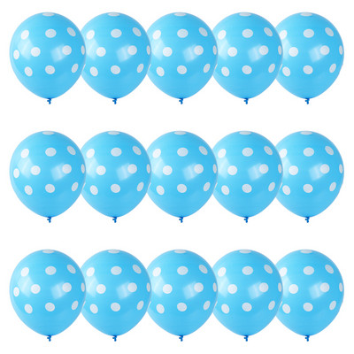 15db/tétel 2,8g pöttyös hullám pöttyös latex lufi esküvői party boldog születésnapi parti dekoráció baba zuhany játék hélium lufi