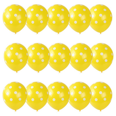 15db/tétel 2,8g pöttyös hullám pöttyös latex lufi esküvői party boldog születésnapi parti dekoráció baba zuhany játék hélium lufi