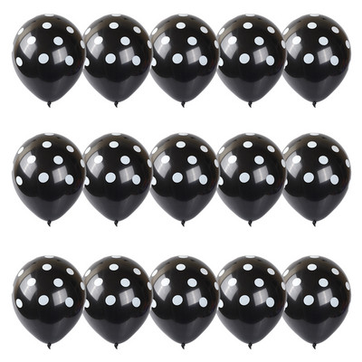 15db/tétel 2,8g pöttyös hullám pöttyös latex lufi esküvői party boldog születésnapi parti dekoráció baba zuhany játék hélium lufi