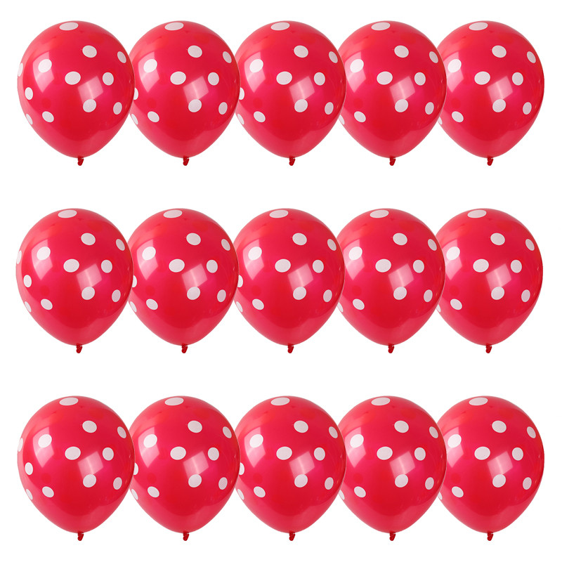 15db/tétel 2,8g pöttyös hullám pöttyös latex lufi esküvői party boldog születésnapi parti dekoráció baba zuhany játék hélium lufi