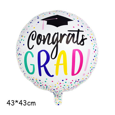 Συγχαρητήρια για την αποφοίτηση κουκουβάγια γιατρό καπάκι στυλό σχολική τσάντα φιλμ αλουμινίου μπαλόνι γιορτή αποφοίτησης σχολική διακόσμηση πάρτι