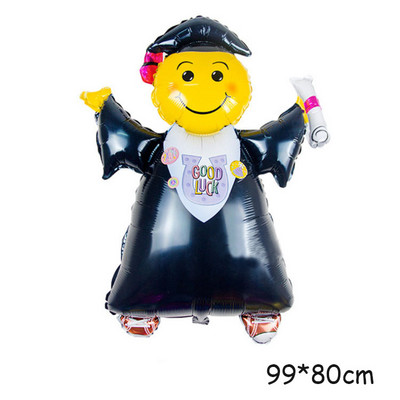 Συγχαρητήρια για την αποφοίτηση κουκουβάγια γιατρό καπάκι στυλό σχολική τσάντα φιλμ αλουμινίου μπαλόνι γιορτή αποφοίτησης σχολική διακόσμηση πάρτι