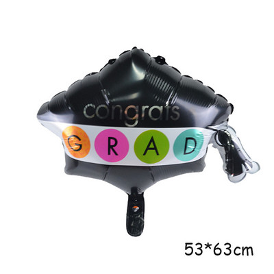 Συγχαρητήρια για την αποφοίτηση κουκουβάγια γιατρό καπάκι στυλό σχολική τσάντα φιλμ αλουμινίου μπαλόνι γιορτή αποφοίτησης σχολική διακόσμηση πάρτι