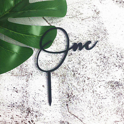 Naujas One Two Three Cake Stopper Akrilinis Baby Shower Auksinis Sidabrinis Tortų Apmušalas Kūdikių Vaikams Gimtadienio Vakarėlio reikmenys Tortų papuošimai